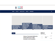 Tablet Screenshot of ostseejournal.com